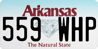AR license plate 559WHP