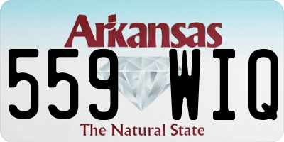 AR license plate 559WIQ