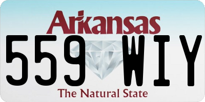 AR license plate 559WIY