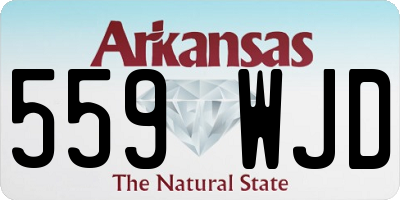 AR license plate 559WJD