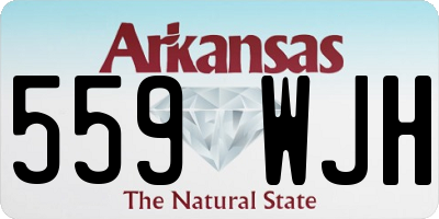 AR license plate 559WJH