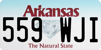 AR license plate 559WJI