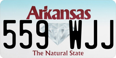 AR license plate 559WJJ