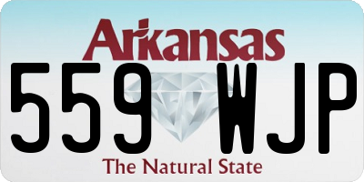 AR license plate 559WJP