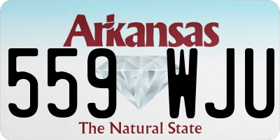 AR license plate 559WJU