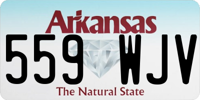AR license plate 559WJV