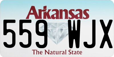 AR license plate 559WJX