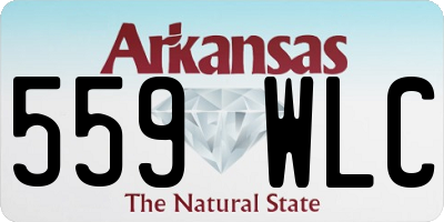 AR license plate 559WLC