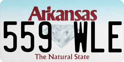 AR license plate 559WLE