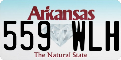 AR license plate 559WLH