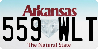AR license plate 559WLT
