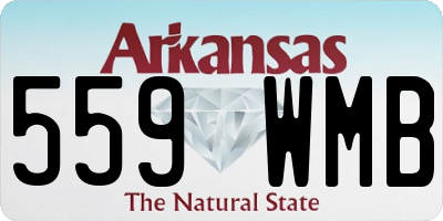 AR license plate 559WMB