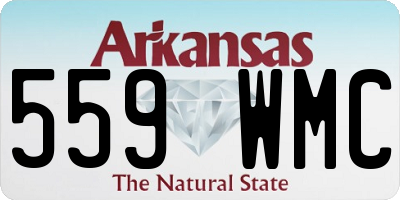 AR license plate 559WMC