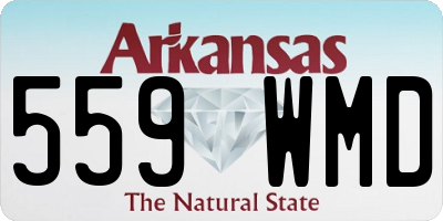 AR license plate 559WMD