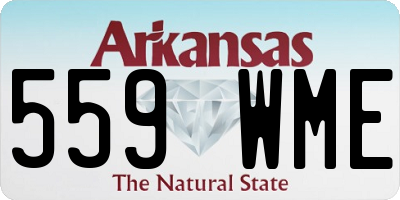 AR license plate 559WME