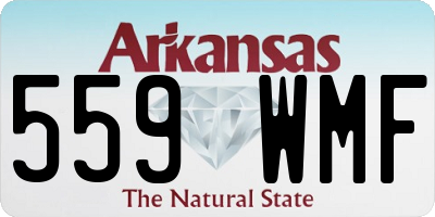 AR license plate 559WMF