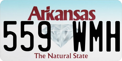 AR license plate 559WMH