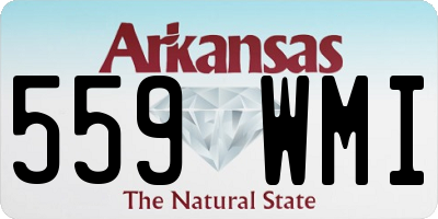 AR license plate 559WMI