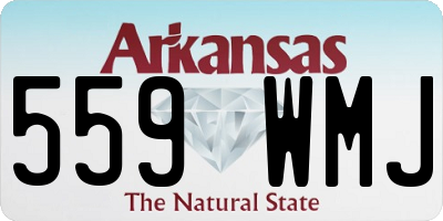 AR license plate 559WMJ