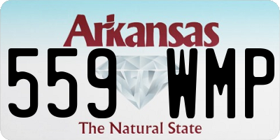AR license plate 559WMP