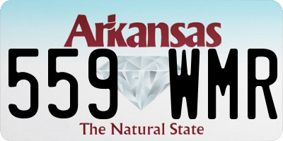 AR license plate 559WMR