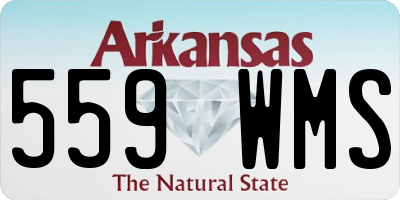 AR license plate 559WMS