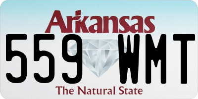 AR license plate 559WMT