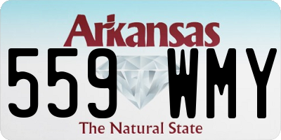 AR license plate 559WMY