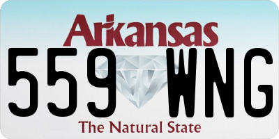 AR license plate 559WNG