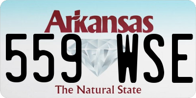 AR license plate 559WSE