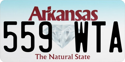 AR license plate 559WTA
