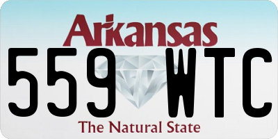 AR license plate 559WTC