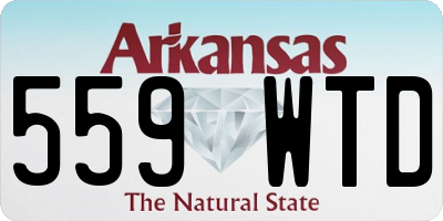 AR license plate 559WTD