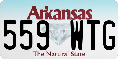 AR license plate 559WTG