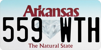 AR license plate 559WTH