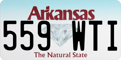 AR license plate 559WTI