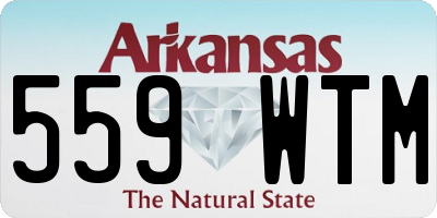 AR license plate 559WTM