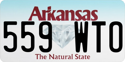 AR license plate 559WTO