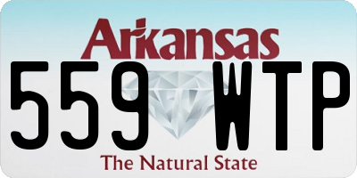 AR license plate 559WTP