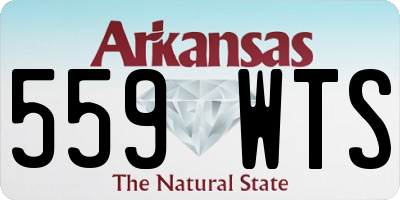 AR license plate 559WTS