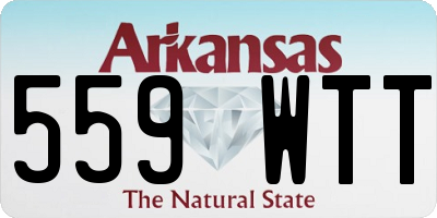 AR license plate 559WTT