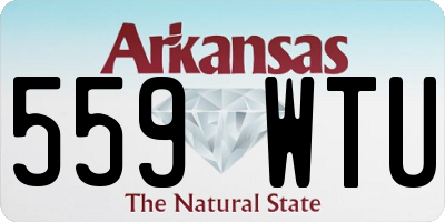 AR license plate 559WTU