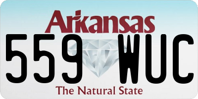 AR license plate 559WUC