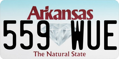 AR license plate 559WUE
