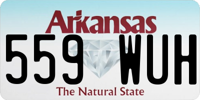 AR license plate 559WUH
