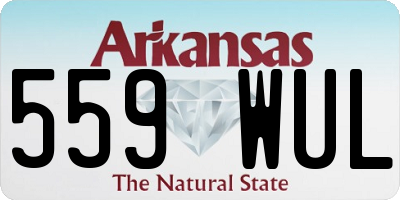 AR license plate 559WUL