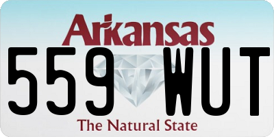 AR license plate 559WUT
