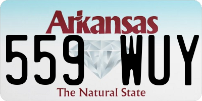 AR license plate 559WUY
