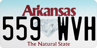 AR license plate 559WVH