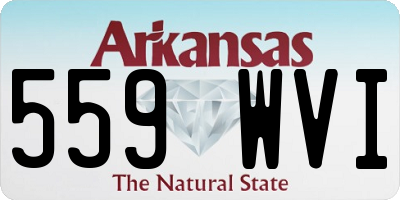 AR license plate 559WVI